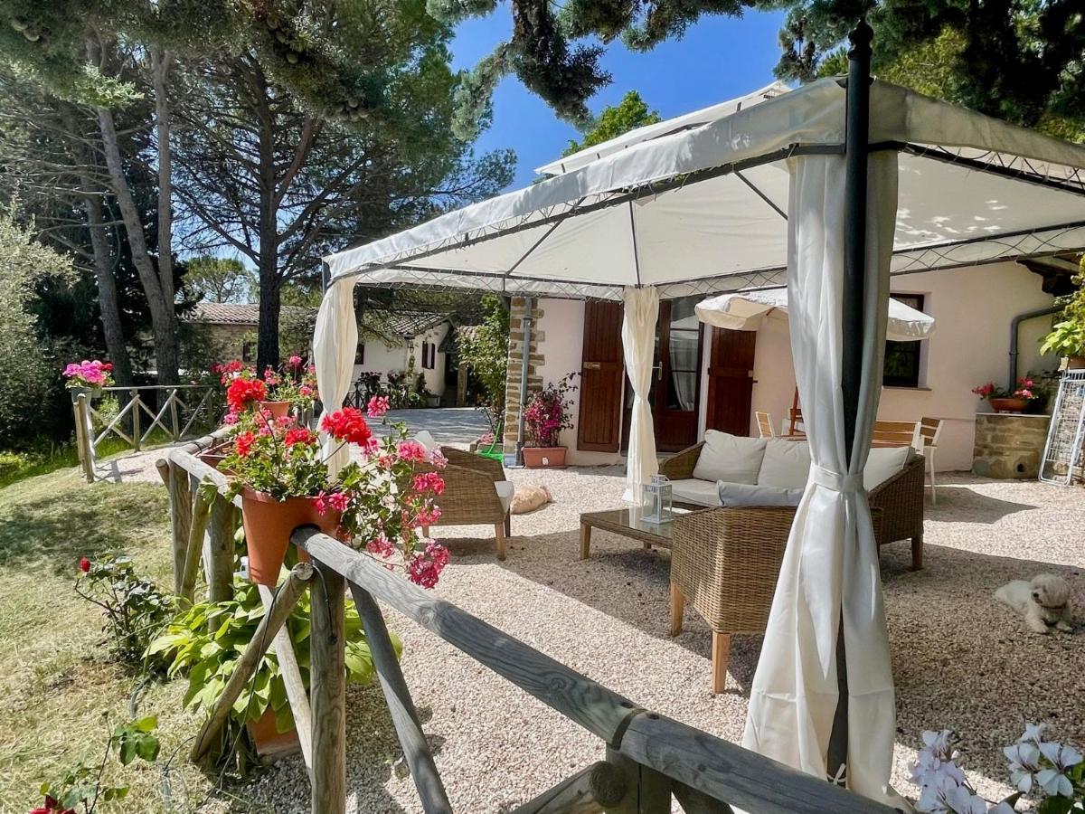 La Panoramica Gubbio - Maison De Charme - Casette E Appartamenti Self Catering Per Vacanze Meravigliose! ภายนอก รูปภาพ