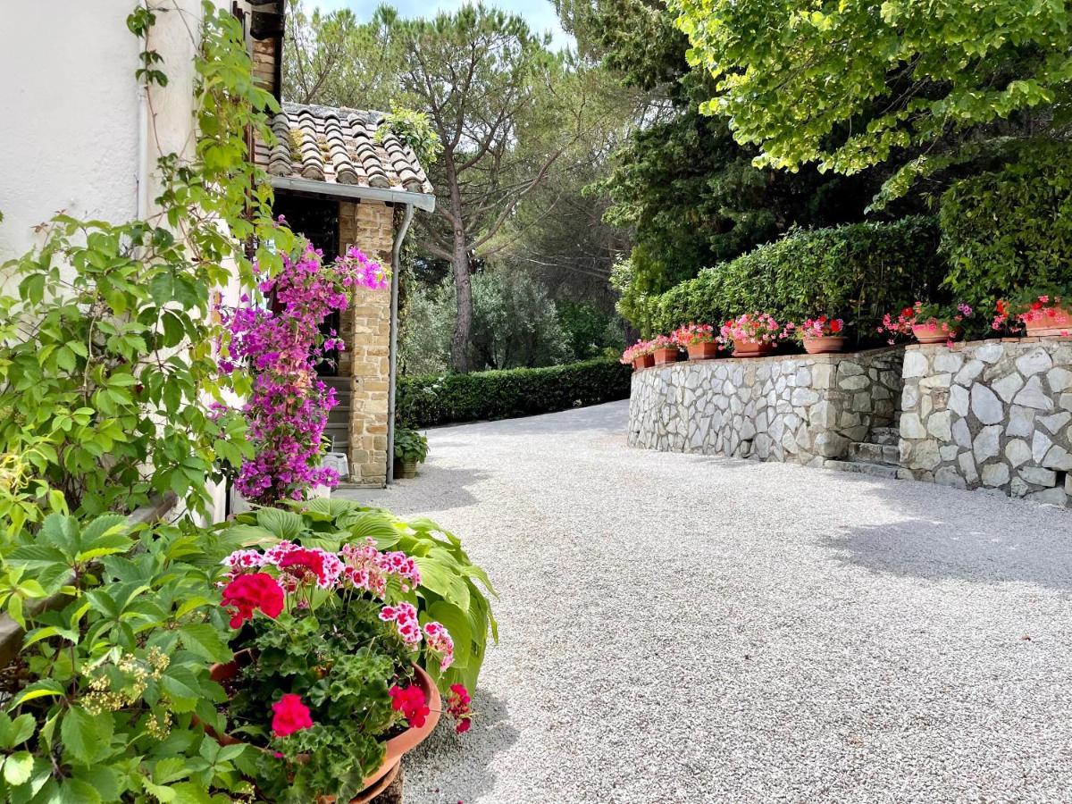 La Panoramica Gubbio - Maison De Charme - Casette E Appartamenti Self Catering Per Vacanze Meravigliose! ภายนอก รูปภาพ