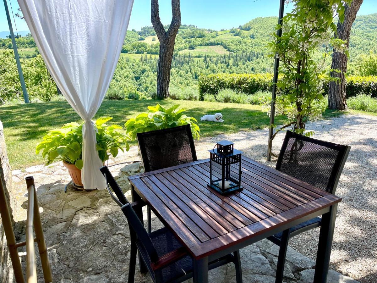 La Panoramica Gubbio - Maison De Charme - Casette E Appartamenti Self Catering Per Vacanze Meravigliose! ภายนอก รูปภาพ
